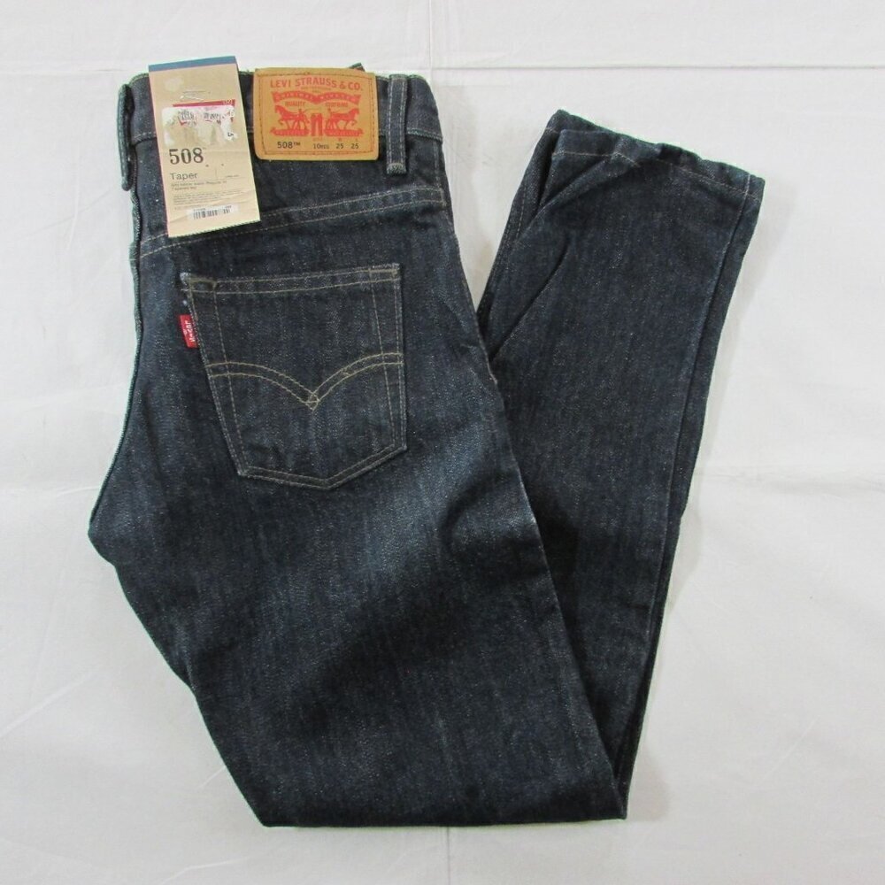 Levi's Boy's 508 Tapered Leg Red Tab Regular Fit Jeans - 25x25 (10 Reg)